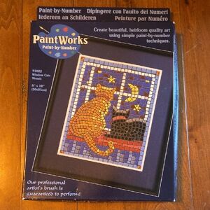 PaintWorks Paint-by-Number Kit - Window Cats
